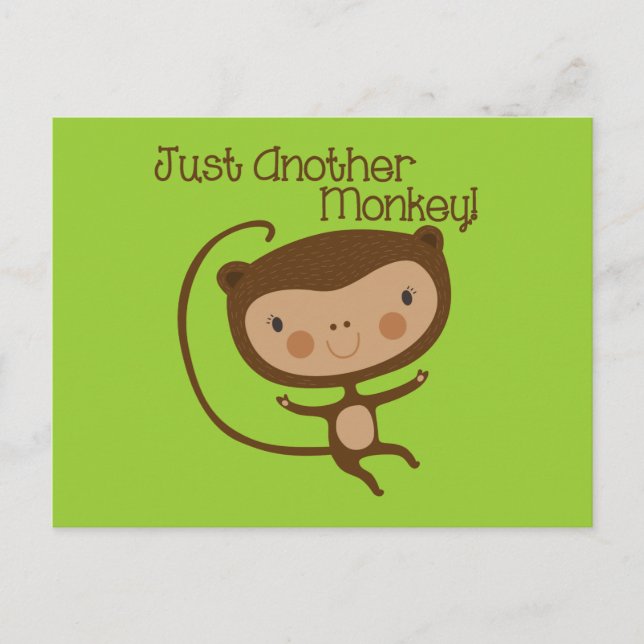 Just Another Monkey Postcard (Front)