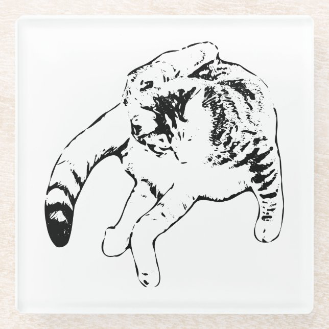 Just Another Tuesday Glass Coaster (Front)