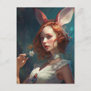 Just Ask Alice Postcard