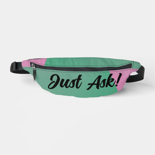 Just Ask! Bum Bags (Front)