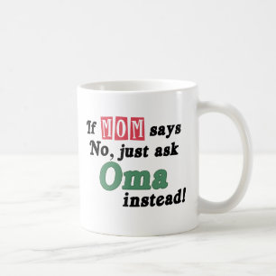 Just Ask Oma Coffee Mug
