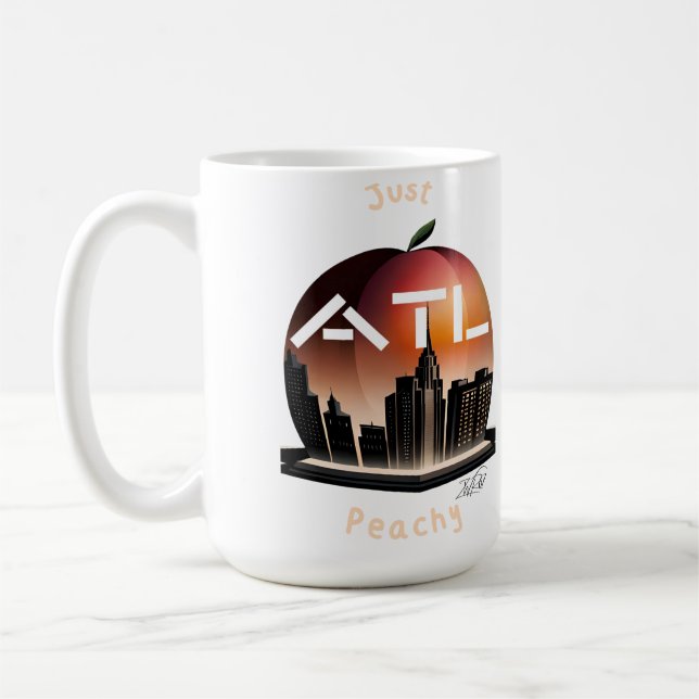 Just ATL Peachy Coffee Mug (Left)