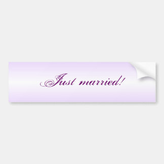 Just automarried sticker