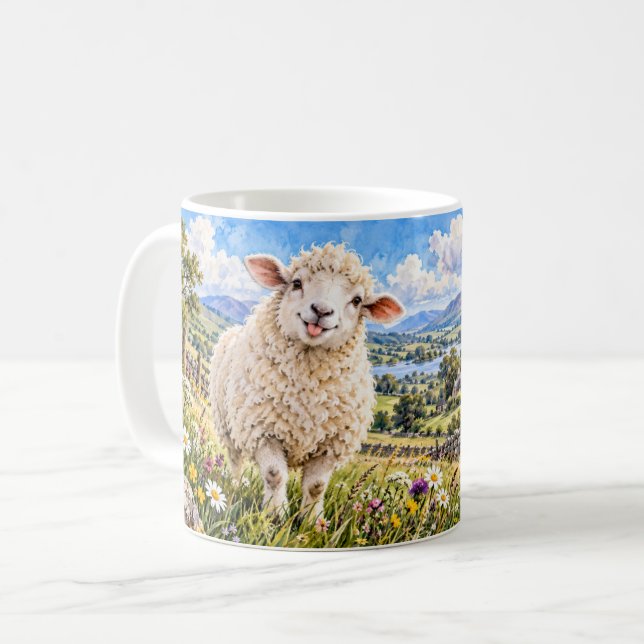 Just Baa Yourself Sheep Mug (Front Left)