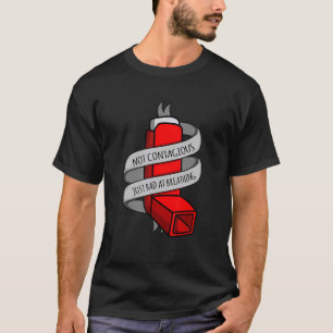 Just Bad At Breathing Asthma Awareness Month Grey T-Shirt