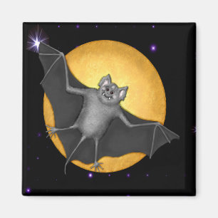 Just Batty  Harvest Moon Magnet
