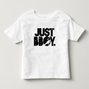 just bboy - black distressed toddler T-Shirt