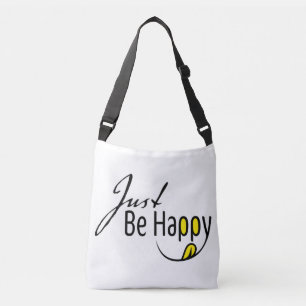 Just Be Happy Crossbody Bag