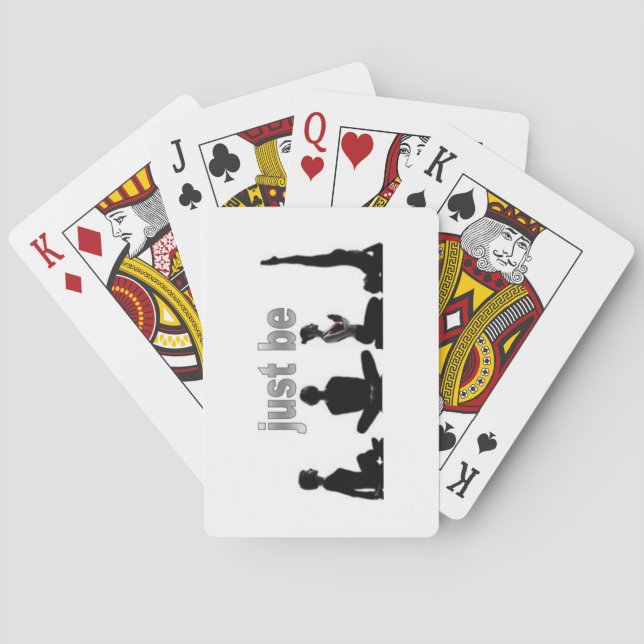 Just Be  Playing Cards (Back)