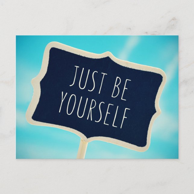 Just Be Yourself Postcard (Front)