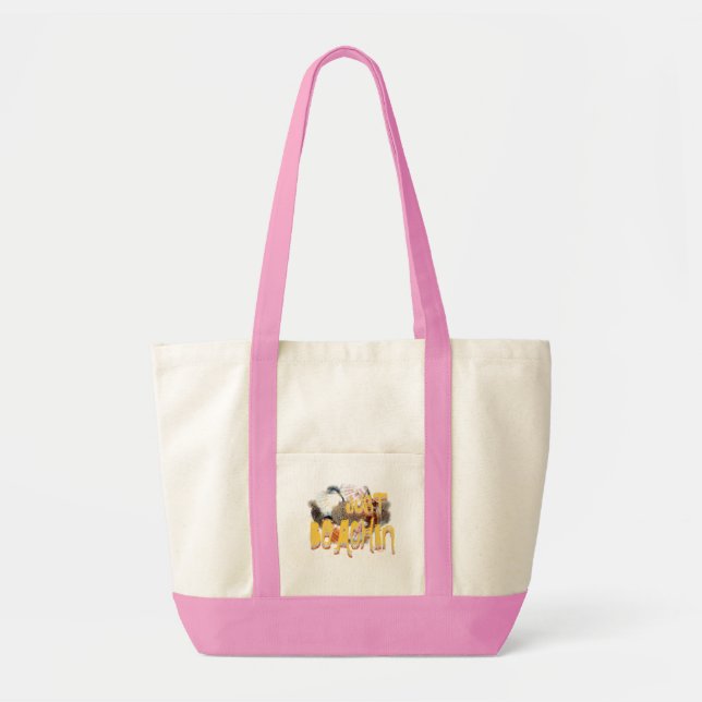Just BEACHIN! Summer Seashells Tote Bag (Front)