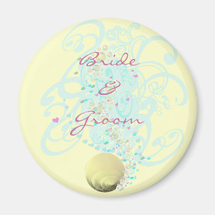 Just Beachy Wedding Magnet