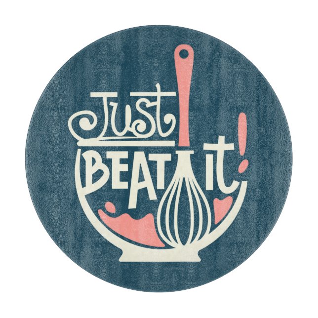 Just Beat It Cutting Board (Front)