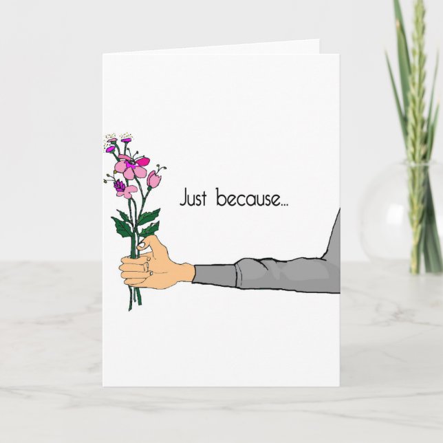 Just because card (Front)