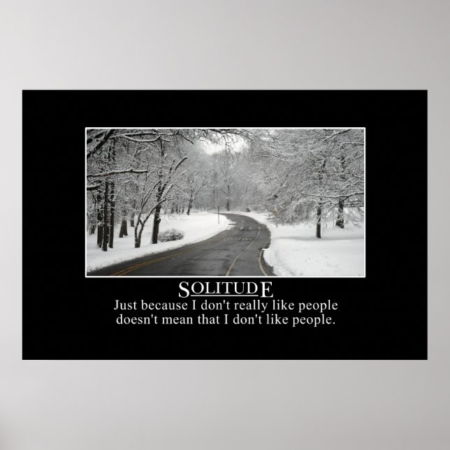 Just because I don't like people doesn't mean [XL] Poster (Front)