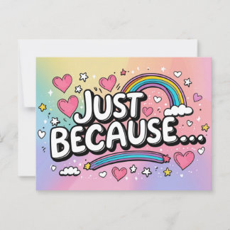 Just Because – Thinking of You Postcard
