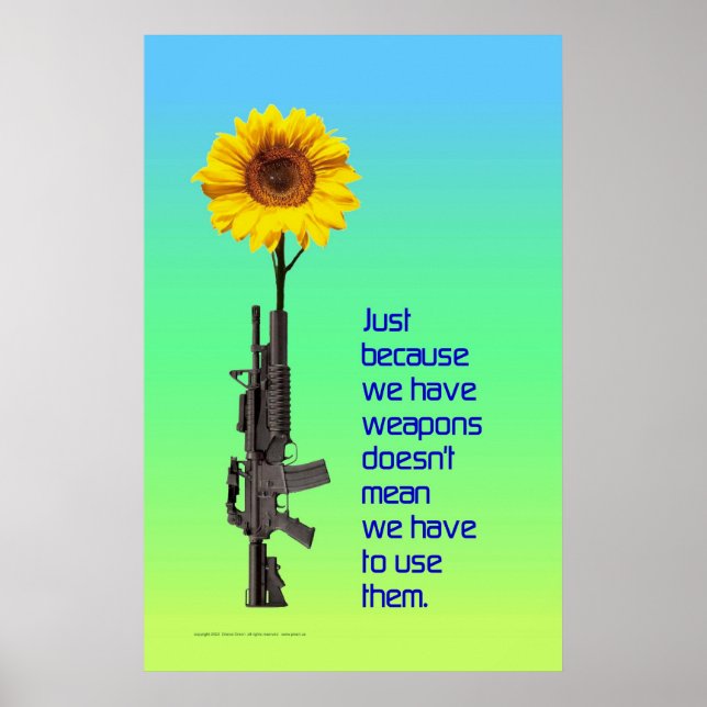 Just Because We Have Weapons... Poster (Front)