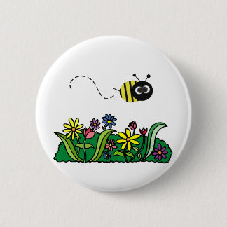 Just Bee 6 Cm Round Badge