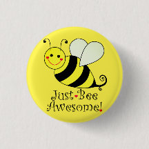 Just Bee Awesome Yellow Bumble Bee