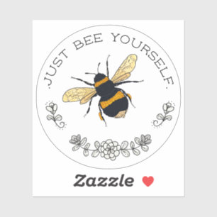 Just Bee Yourself Bumblebee Circle