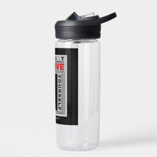 Just Believe in Yourself Embroidered Water Bottle