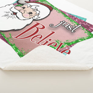 Just Believe Sherpa Blanket