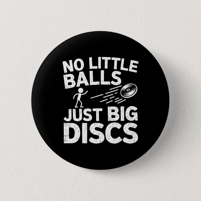Just Big Discs Funny Disc Golf _1  6 Cm Round Badge (Front)