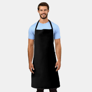 Just black hex code 000000 apron