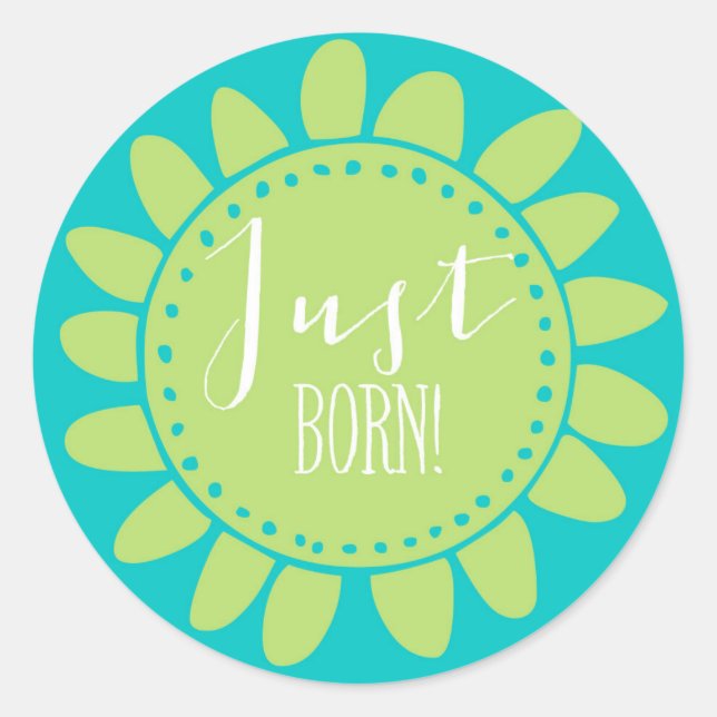 Just Born Sticker (Front)