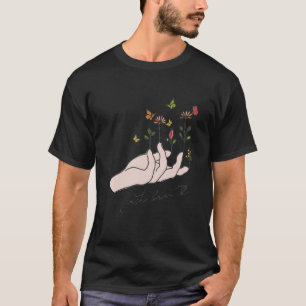 Just Breath Motivational Butterfly  For meditation T-Shirt