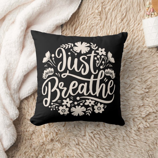 Just breathe cushion (Blanket)