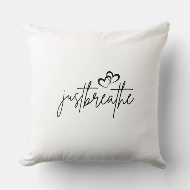 Just breathe cushion (Front)
