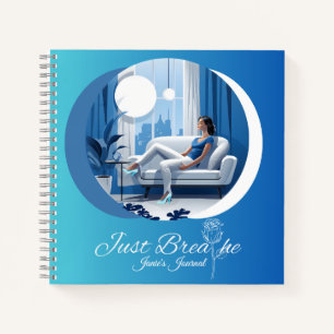 Just Breathe Hardback Journal
