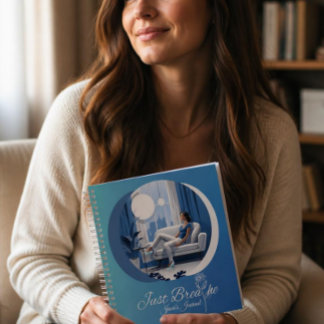 Just Breathe Hardback Journal