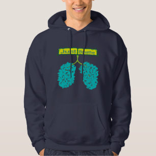 just breathe lungs hoodie
