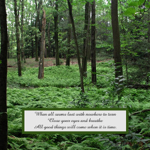 Just Breathe Mouse Pad