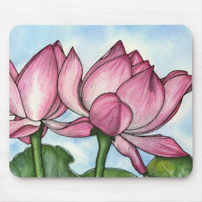 Just Breathe Mousepad (Front)