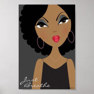 Just Breathe Poster Print