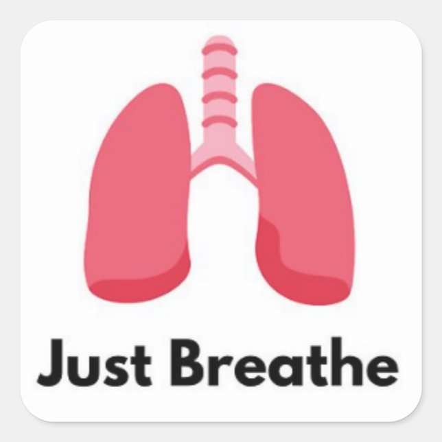 Just Breathe Sticker (Front)
