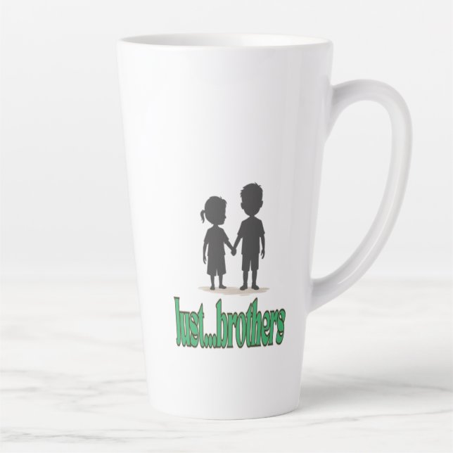 Just brothers latte mug (Right)