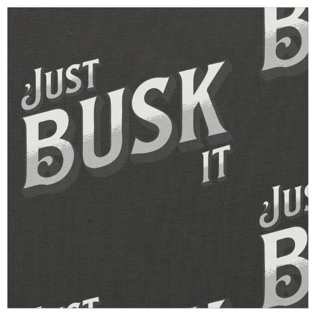 Just Busk It Fabric (Close Up)