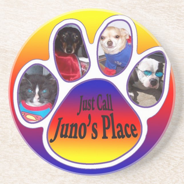 Just Call Juno's Place Coasters (Front)