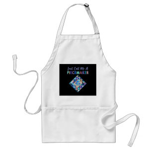 Just Call Me A Piecemaker Colour Farbic Quilting Standard Apron