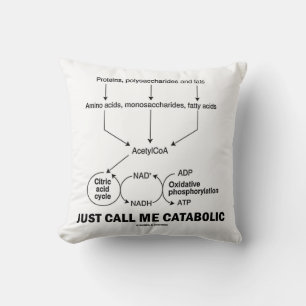 Just Call Me Catabolic (Catabolism) Cushion