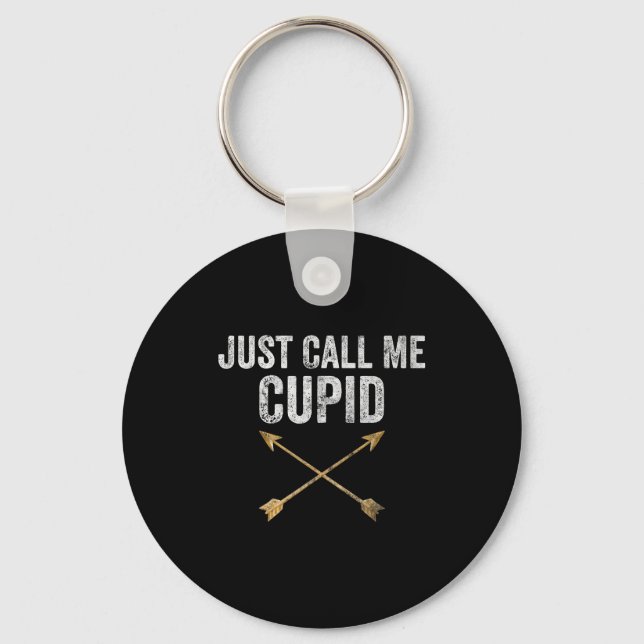 Just Call Me Cud Shirt Retro Arrow Valentine Day  Key Ring (Front)