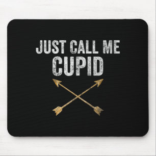 Just Call Me Cud Shirt Retro Arrow Valentine Day  Mouse Pad