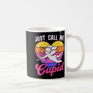 Just Call Me Cud Valentine Cute Arrow Heart Couple Coffee Mug