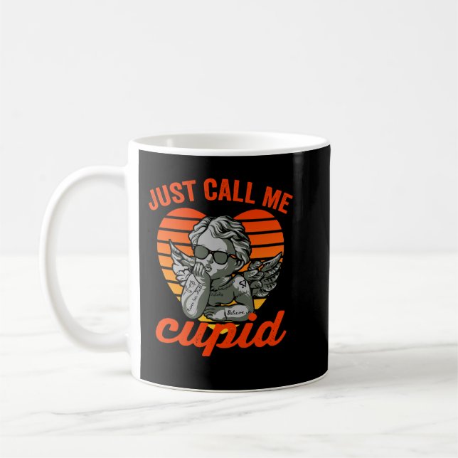 Just Call Me Cupid Coffee Mug (Left)