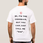 "Just Call Me Sir" T-Shirt (Back)