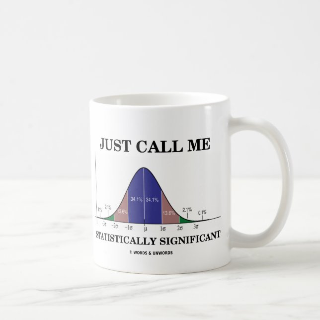 Just Call Me Statistically Significant Coffee Mug (Right)